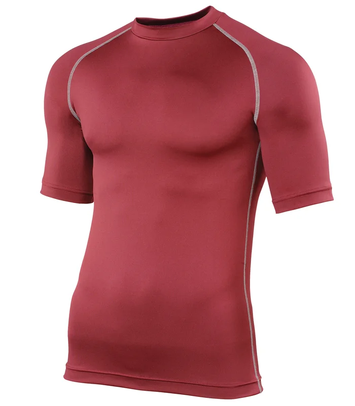 Rhino Rhino Rhino baselayer short sleeve in Maroon