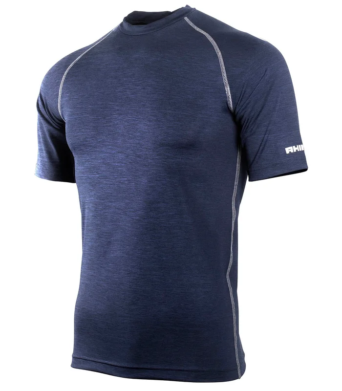 Rhino Rhino Rhino baselayer short sleeve in Navy Heather