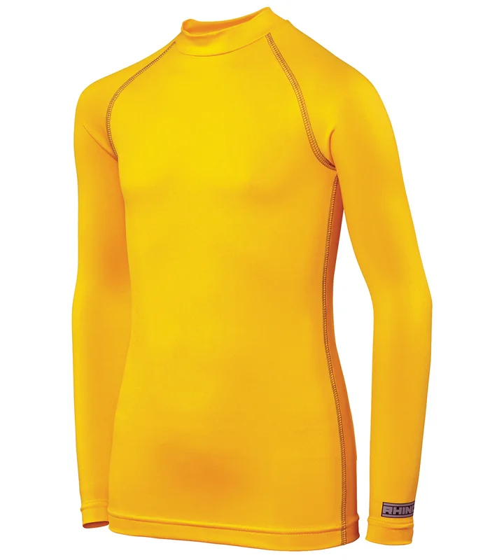Rhino Rhino Rhino baselayer long sleeve - juniors in Yellow