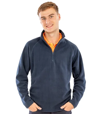 Result Core Result Core Zip Neck Micro Fleece in NAV