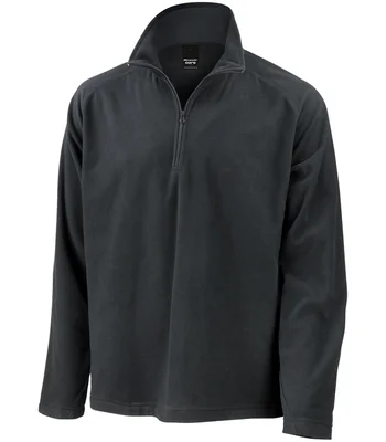 Result Core Result Core Zip Neck Micro Fleece in BLK