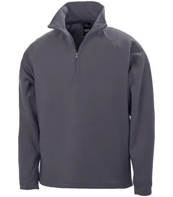 Result Core Result Core Zip Neck Micro Fleece in CHA