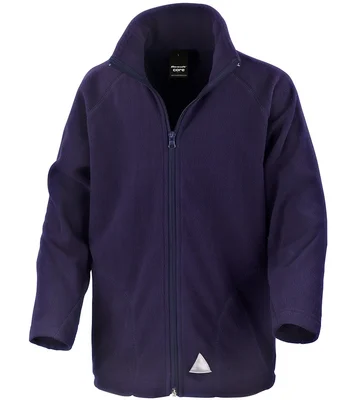 Result Core Result Core Kids/Youths Micro Fleece Jacket in NAV