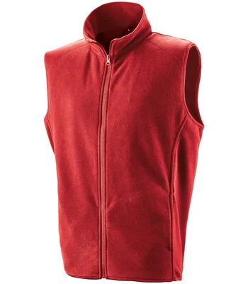 Result Core Result Core Micro Fleece Gilet in RED