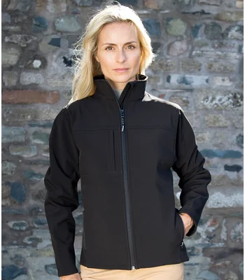 Result Result Ladies Classic Soft Shell Jacket in BLK