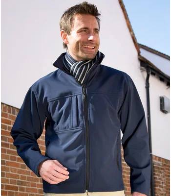 Result Result Classic Soft Shell Jacket in BLK