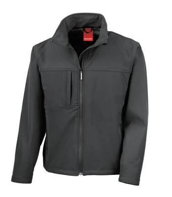 Result Result Classic Soft Shell Jacket in BLK