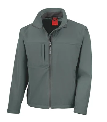 Result Result Classic Soft Shell Jacket in GRE