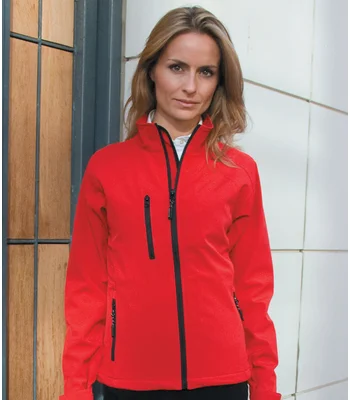 Result Result Ladies Base Layer Soft Shell Jacket in RED