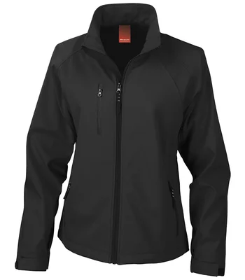 Result Result Ladies Base Layer Soft Shell Jacket in BLK