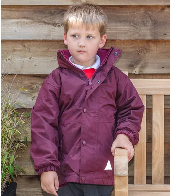 Result Result Kids/Youths Fleece Lined StormDri 4000 Jacket in BG/BG