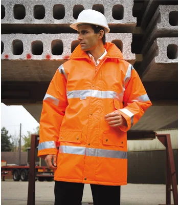 Result Safe-Guard Result Safe-Guard Hi-Vis Safety Jacket in ORA