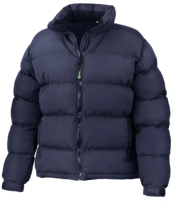 Result Genuine Recycled Result Genuine Recycled Ladies Holkham Down Feel Jacket in NAV