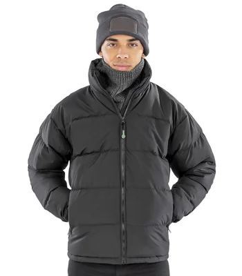 Result Urban Result Urban Holkham Down Feel Jacket in BLK