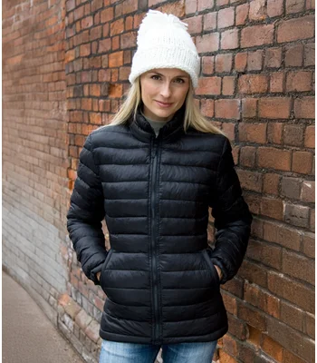 Result Urban Result Urban Ladies Ice Bird Padded Jacket in BLK