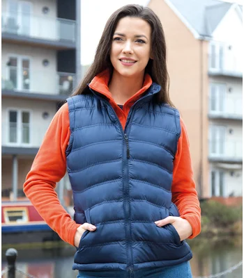 Result Urban Result Urban Ladies Ice Bird Padded Gilet in NAV