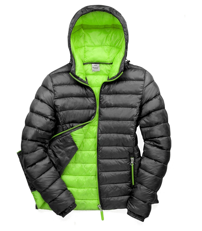 Result Urban Result Urban Ladies Snow Bird Padded Jacket in BK/LM