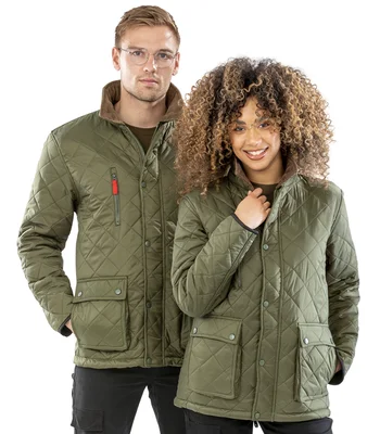 Result Urban Result Urban Cheltenham Gold Jacket in BLK