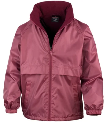 Result Core Result Core Kids Micro Fleece Lined Jacket in BUR