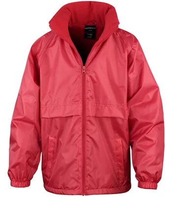 Result Core Result Core Kids Micro Fleece Lined Jacket in RED