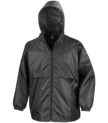 Result Core Result Core Lightweight Lined Waterproof Jacket in BLK