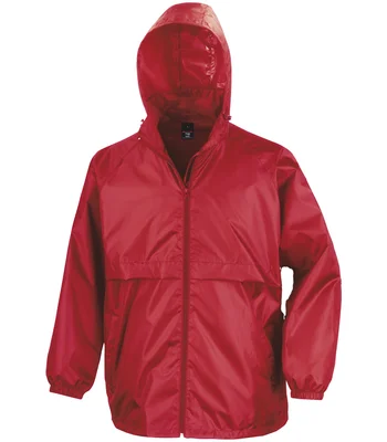 Result Core Result Core Lightweight Lined Waterproof Jacket in RED