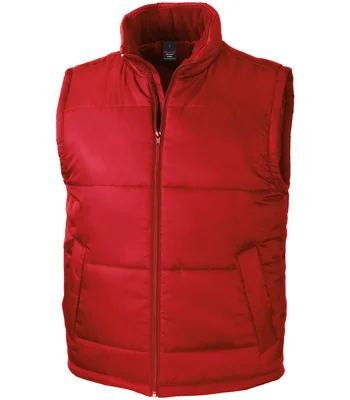Result Core Result Core Padded Bodywarmer in RED