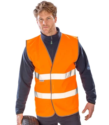 Result Safe-Guard Result Safe-Guard Motorist Hi-Vis Safety Vest in ORA