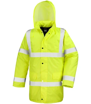 Result Core Result Core Hi-Vis Motorway Coat in FLY