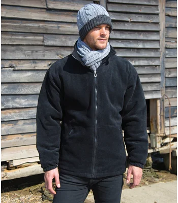 Result Core Result Core Polartherm™ Quilted Winter Fleece Jacket in BLK