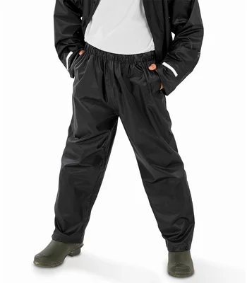 Result Core Result Core Kids Waterproof Overtrousers in BLK