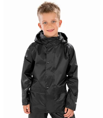 Result Core Result Core Kids Waterproof Over Jacket in BLK