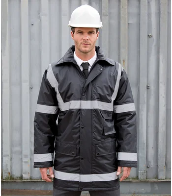 Result Work-Guard Result Work-Guard Management Coat in BLK
