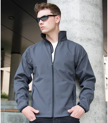 Result Core Result Core Printable Soft Shell Jacket in VG/BK