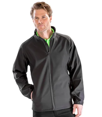 Result Core Result Core Printable Soft Shell Jacket in BK/BK