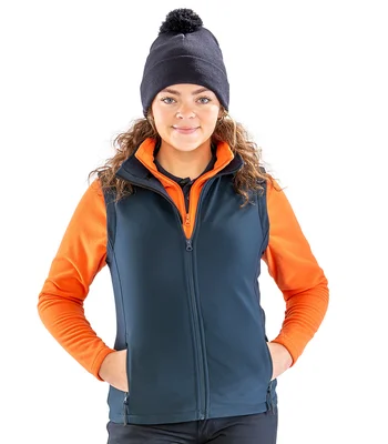 Result Core Result Core Ladies Printable Soft Shell Bodywarmer in NV/NV