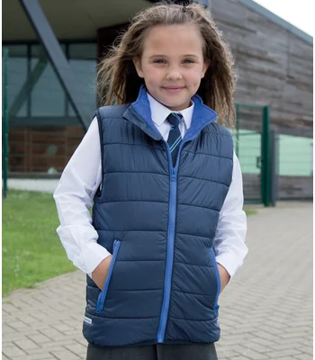 Result Core Result Core Kids Padded Bodywarmer in NV/RY