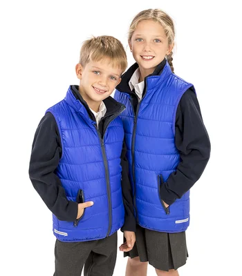 Result Core Result Core Kids Padded Bodywarmer in RY/NV