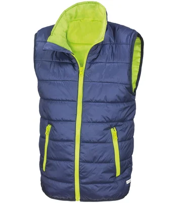Result Core Result Core Kids Padded Bodywarmer in BK/OR