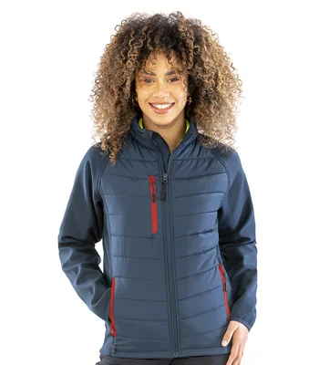 Result Genuine Recycled Result Genuine Recycled Compass Padded Jacket in NV/RD