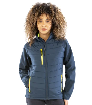 Result Genuine Recycled Result Genuine Recycled Compass Padded Jacket in NV/YL