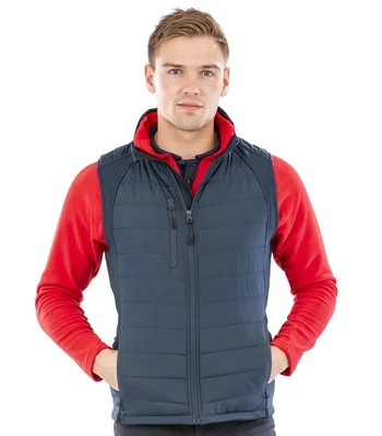 Result Genuine Recycled Result Genuine Recycled Compass Padded Gilet in NV/NV
