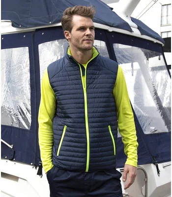 Result Genuine Recycled Result Genuine Recycled Thermoquilt Gilet in NV/LM
