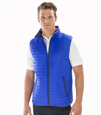 Result Genuine Recycled Result Genuine Recycled Thermoquilt Gilet in RY/NV