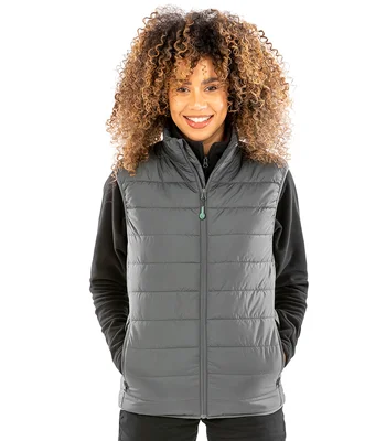 Result Genuine Recycled Result Genuine Recycled Promo Padded Bodywarmer in NAV
