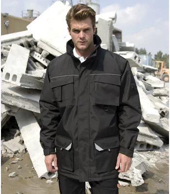 Result Work-Guard Result Work-Guard Sabre Long Coat in BLK