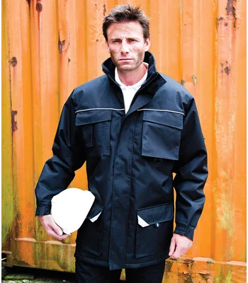 Result Work-Guard Result Work-Guard Sabre Long Coat in NAV