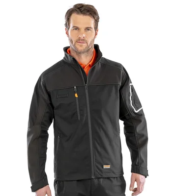 Result Work-Guard Result Work-Guard Sabre Soft Shell Jacket in BLK