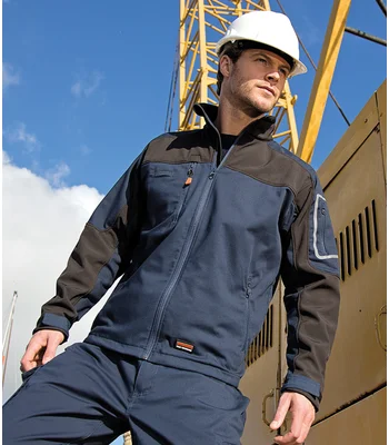 Result Work-Guard Result Work-Guard Sabre Soft Shell Jacket in NAV