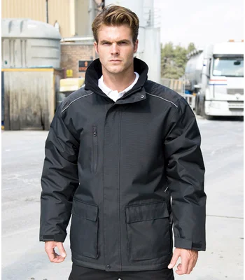 Result Work-Guard Result Work-Guard Vostex Long Coat in BLK